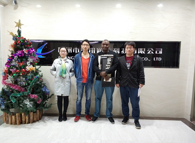 肯尼亞客戶到我公司參觀考察 肯尼亞客戶到我公司參觀考察